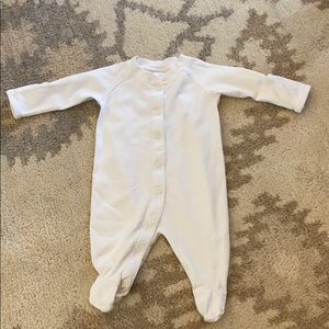 Hanna Andersson Pima footed onesie